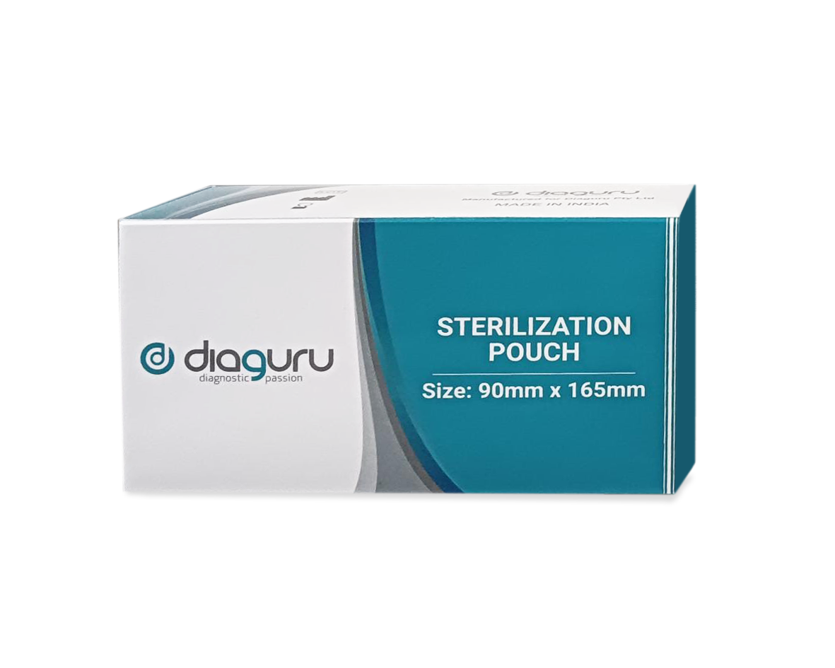 Self Sealing Sterilisation Pouch; 90mm x 165 mm; 200/Pack