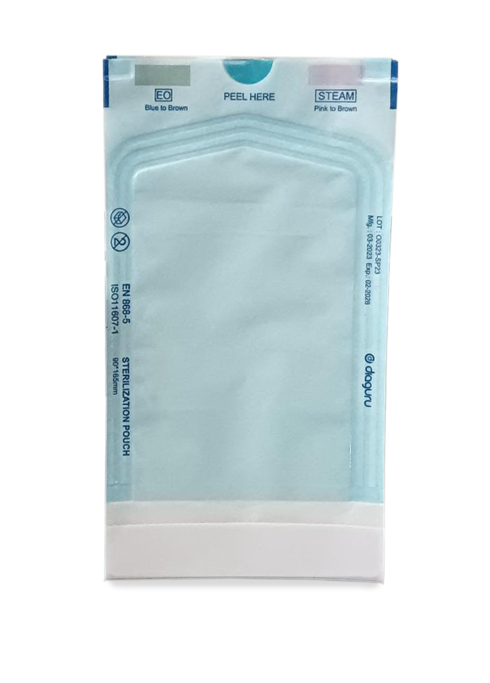 Self Sealing Sterilisation Pouch; 90mm x 165 mm; 200/Pack