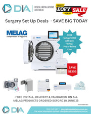 Melag Surgery Set-Up EOFY Deal – Save $1305 + Free Bonus!