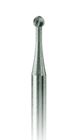 Alston-Prima Steel Round Burs #9; Diameter 2.5mm. Pack of 6