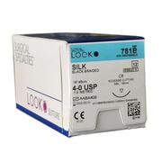 LOOK™ Silk Black Braided  Reverse Cutting 19mm 3/8 Circle