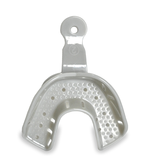 Perforated Impression Trays (Grey) - 12 pack