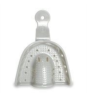Perforated Impression Trays (Grey) - 12 pack