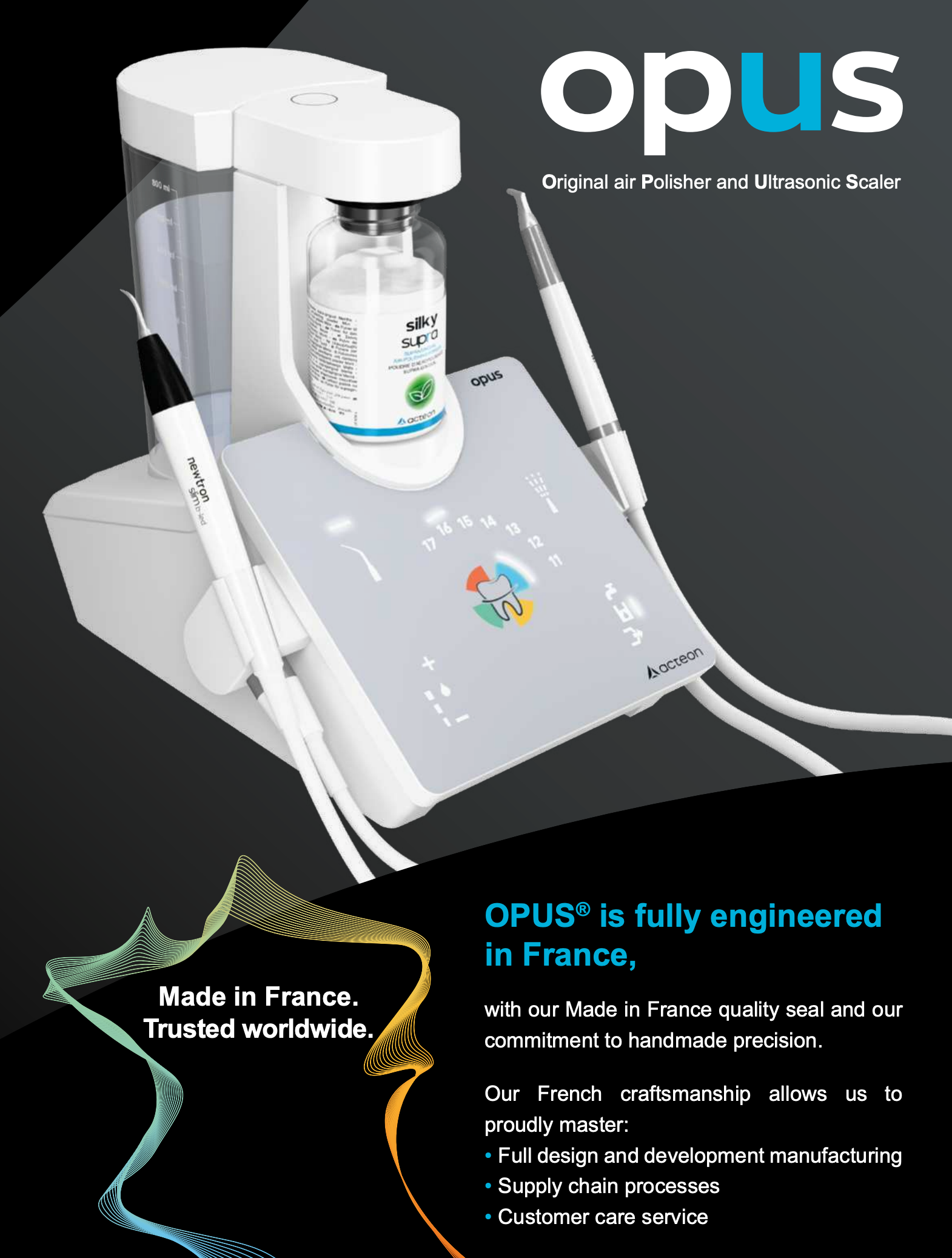 NEW PRODUCT FROM ACTEON OPUS® - Original air Polisher and Ultrasonic Scaler